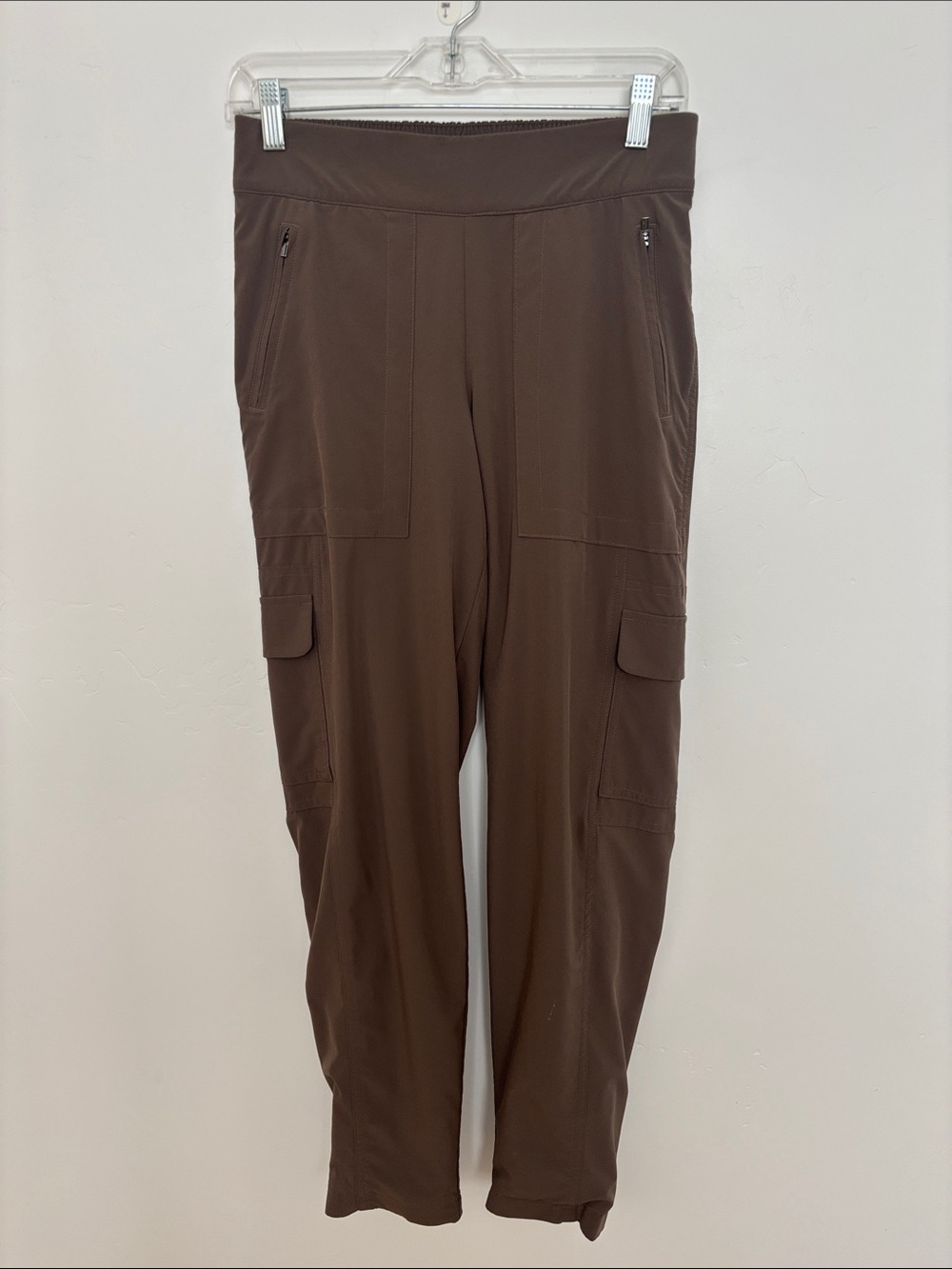 Athleta Brown Cargo Track Pants